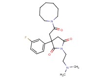 3-[2-(1-azocanyl)-2-oxoethyl]-1-[2-(dimethylamino)ethyl]-3-(3-fluorophenyl)-2,5-pyrrolidinedione