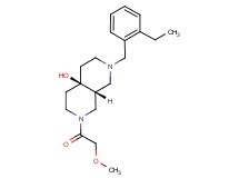 (4aR*,8aR*)-2-(2-ethylbenzyl)-7-(methoxyacetyl)octahydro-2,7-naphthyridin-4a(2H)-ol