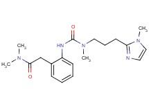 N,N-dimethyl-2-{2-[({methyl[3-(1-methyl-1H-imidazol-2-yl)propyl]amino}carbonyl)amino]phenyl}acetamide