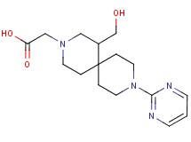[1-(hydroxymethyl)-9-pyrimidin-2-yl-3,9-diazaspiro[5.5]undec-3-yl]acetic acid