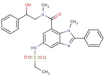 5-[(ethylsulfonyl)amino]-N-(2-hydroxy-2-phenylethyl)-N,1-dimethyl-2-phenyl-1H-benzimidazole-7-carboxamide
