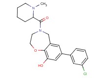 7-(3-chlorophenyl)-4-[(1-methylpiperidin-2-yl)carbonyl]-2,3,4,5-tetrahydro-1,4-benzoxazepin-9-ol
