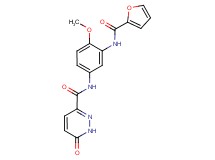 N-[3-(2-furoylamino)-4-methoxyphenyl]-6-oxo-1,6-dihydropyridazine-3-carboxamide