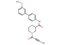 1-(2-butynoyl)-N-(3'-methoxy-4-biphenylyl)-3-piperidinecarboxamide