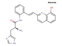 N-{2-[(E)-2-(8-hydroxy-2-quinolinyl)vinyl]phenyl}-L-histidinamide dihydrochloride
