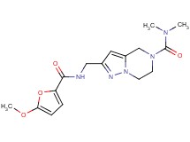 2-{[(5-methoxy-2-furoyl)amino]methyl}-N,N-dimethyl-6,7-dihydropyrazolo[1,5-a]pyrazine-5(4H)-carboxamide