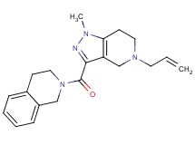 2-[(5-allyl-1-methyl-4,5,6,7-tetrahydro-1H-pyrazolo[4,3-c]pyridin-3-yl)carbonyl]-1,2,3,4-tetrahydroisoquinoline