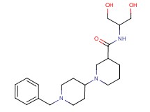 1'-benzyl-N-[2-hydroxy-1-(hydroxymethyl)ethyl]-1,4'-bipiperidine-3-carboxamide