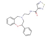 N-[2-(2-phenyl-2,3-dihydro-1,4-benzoxazepin-4(5H)-yl)ethyl]-1,2,5-thiadiazole-3-carboxamide