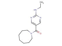 5-(1-azocanylcarbonyl)-N-ethyl-2-pyrimidinamine