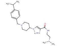 N-[2-(dimethylamino)ethyl]-1-[1-(4-isopropylbenzyl)-4-piperidinyl]-1H-1,2,3-triazole-4-carboxamide