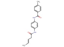 4-methyl-N-{4-[(3E)-pent-3-enoylamino]phenyl}benzamide