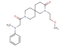 2-(2-methoxyethyl)-9-(N-methyl-N-phenylglycyl)-2,9-diazaspiro[5.5]undecan-3-one