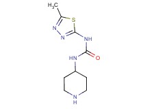 N-(5-methyl-1,3,4-thiadiazol-2-yl)-N'-piperidin-4-ylurea