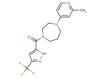 1-(2-methyl-4-pyridinyl)-4-{[3-(trifluoromethyl)-1H-pyrazol-5-yl]carbonyl}-1,4-diazepane