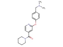 N,N-dimethyl-1-(4-{[4-(piperidin-1-ylcarbonyl)pyridin-2-yl]oxy}phenyl)methanamine
