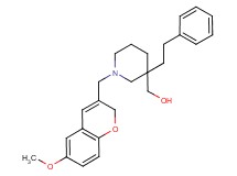 [1-[(6-methoxy-2H-chromen-3-yl)methyl]-3-(2-phenylethyl)-3-piperidinyl]methanol