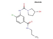 (3R)-N-{2-chloro-5-[(propylamino)carbonyl]phenyl}-3-hydroxypyrrolidine-1-carboxamide