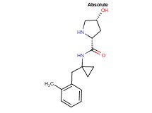 (4R)-4-hydroxy-N-[1-(2-methylbenzyl)cyclopropyl]-D-prolinamide