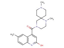 4-[(1,9-dimethyl-1,4,9-triazaspiro[5.5]undec-4-yl)carbonyl]-6-methyl-2-quinolinol