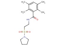 2,3,5,6-tetramethyl-N-[2-(pyrrolidin-1-ylsulfonyl)ethyl]benzamide
