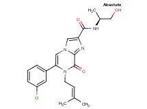 6-(3-chlorophenyl)-N-[(1S)-2-hydroxy-1-methylethyl]-7-(3-methylbut-2-en-1-yl)-8-oxo-7,8-dihydroimidazo[1,2-a]pyrazine-2-carboxamide