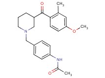 N-(4-{[3-(4-methoxy-2-methylbenzoyl)-1-piperidinyl]methyl}phenyl)acetamide