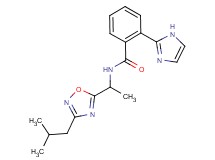 2-(1H-imidazol-2-yl)-N-[1-(3-isobutyl-1,2,4-oxadiazol-5-yl)ethyl]benzamide