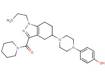 4-{4-[3-(1-piperidinylcarbonyl)-1-propyl-4,5,6,7-tetrahydro-1H-indazol-5-yl]-1-piperazinyl}phenol