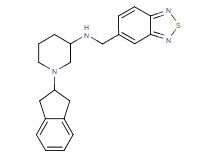 N-(2,1,3-benzothiadiazol-5-ylmethyl)-1-(2,3-dihydro-1H-inden-2-yl)-3-piperidinamine