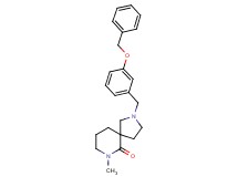 2-[3-(benzyloxy)benzyl]-7-methyl-2,7-diazaspiro[4.5]decan-6-one