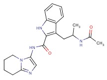 3-[2-(acetylamino)propyl]-N-(5,6,7,8-tetrahydroimidazo[1,2-a]pyridin-3-yl)-1H-indole-2-carboxamide