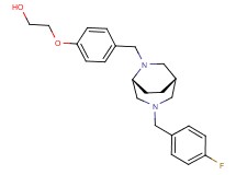 2-(4-{[(1S*,5R*)-3-(4-fluorobenzyl)-3,6-diazabicyclo[3.2.2]non-6-yl]methyl}phenoxy)ethanol