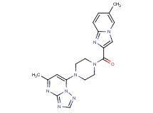5-methyl-7-{4-[(6-methylimidazo[1,2-a]pyridin-2-yl)carbonyl]-1-piperazinyl}[1,2,4]triazolo[1,5-a]pyrimidine