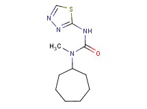 N-cycloheptyl-N-methyl-N'-1,3,4-thiadiazol-2-ylurea