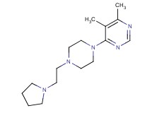 4,5-dimethyl-6-[4-(2-pyrrolidin-1-ylethyl)piperazin-1-yl]pyrimidine