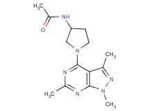 N-[1-(1,3,6-trimethyl-1H-pyrazolo[3,4-d]pyrimidin-4-yl)pyrrolidin-3-yl]acetamide