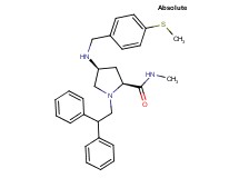 (4S)-1-(2,2-diphenylethyl)-N-methyl-4-{[4-(methylthio)benzyl]amino}-L-prolinamide