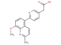 [6-(8-methoxy-2-methylquinolin-5-yl)pyridin-3-yl]acetic acid