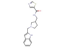 N-{[1-(1H-indol-2-ylmethyl)pyrrolidin-3-yl]methyl}-1,3-thiazole-5-carboxamide