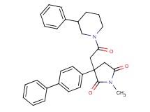3-(4-biphenylyl)-1-methyl-3-[2-oxo-2-(3-phenyl-1-piperidinyl)ethyl]-2,5-pyrrolidinedione