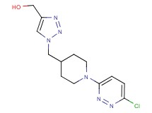 (1-{[1-(6-chloro-3-pyridazinyl)-4-piperidinyl]methyl}-1H-1,2,3-triazol-4-yl)methanol trifluoroacetate (salt)