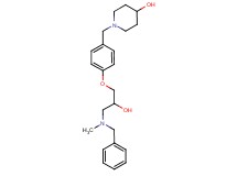 1-(4-{3-[benzyl(methyl)amino]-2-hydroxypropoxy}benzyl)piperidin-4-ol