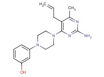 3-[4-(5-allyl-2-amino-6-methylpyrimidin-4-yl)piperazin-1-yl]phenol