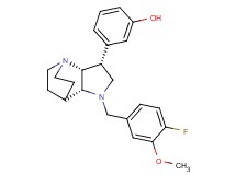 3-[(3R*,3aR*,7aR*)-1-(4-fluoro-3-methoxybenzyl)octahydro-4,7-ethanopyrrolo[3,2-b]pyridin-3-yl]phenol