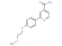 2-[4-(2-methoxyethoxy)phenyl]isonicotinamide