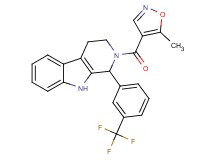 2-[(5-methyl-4-isoxazolyl)carbonyl]-1-[3-(trifluoromethyl)phenyl]-2,3,4,9-tetrahydro-1H-beta-carboline