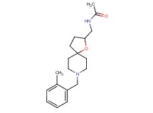 N-{[8-(2-methylbenzyl)-1-oxa-8-azaspiro[4.5]dec-2-yl]methyl}acetamide