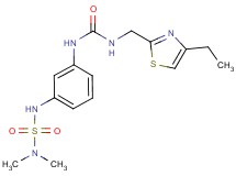 N-(3-{[(dimethylamino)sulfonyl]amino}phenyl)-N'-[(4-ethyl-1,3-thiazol-2-yl)methyl]urea
