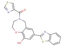 7-(1,3-benzothiazol-2-yl)-4-(1,3-thiazol-4-ylcarbonyl)-2,3,4,5-tetrahydro-1,4-benzoxazepin-9-ol